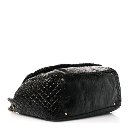 Chanel Vinyl XXL Rock and Chain Flap Black 4 of 15