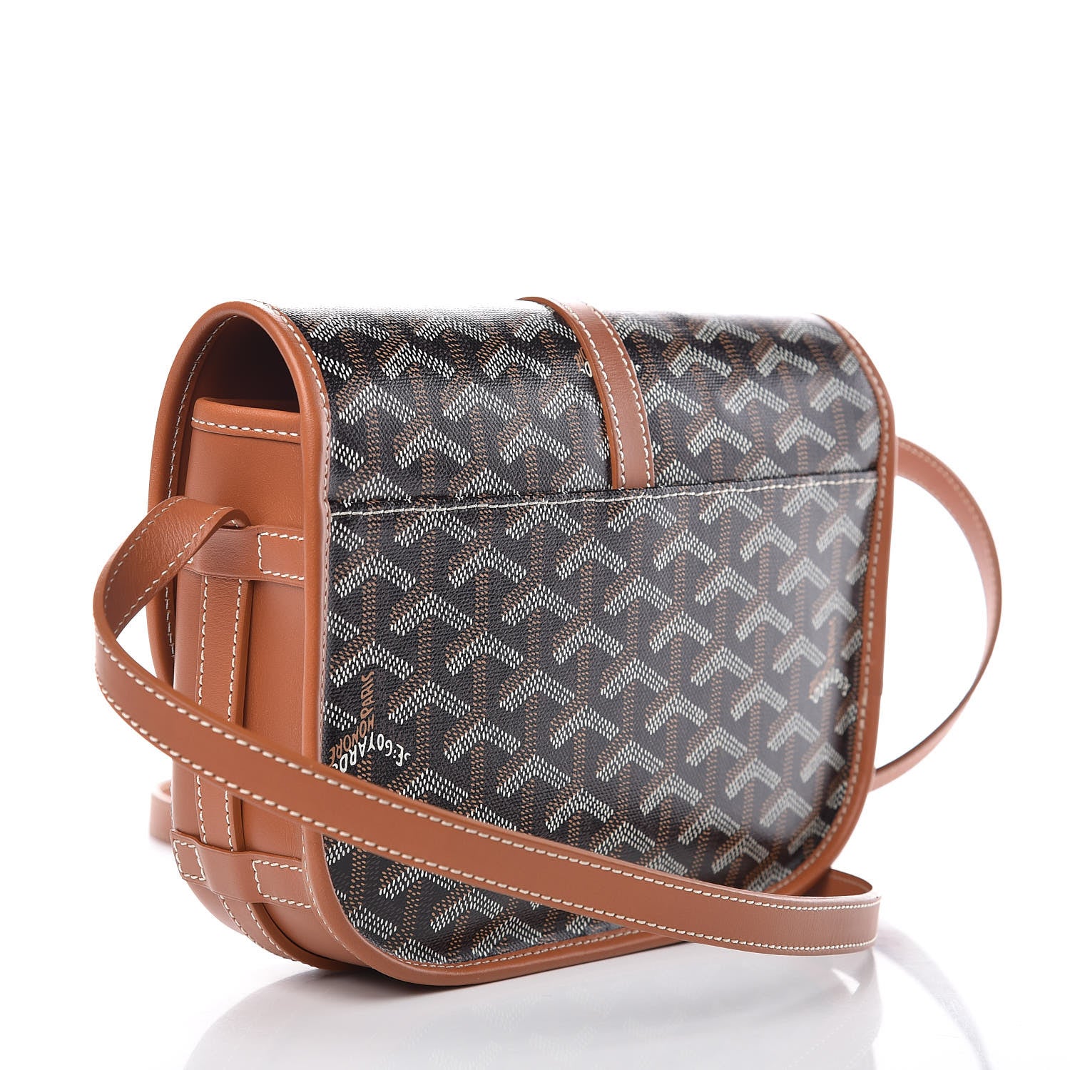 Goyard Goyardine Belvedere II PM Messenger Bag Black Gold 3 of 6