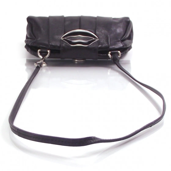 Saint Laurent Leather Dali Lips Purse 5 of 9