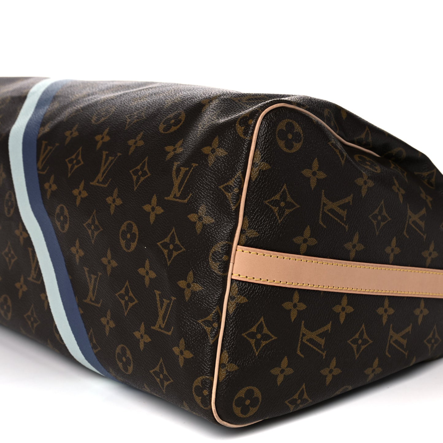 Monogram My LV Heritage Speedy Bandouliere 40 White Blue Clair