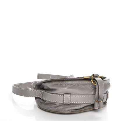 Chloe Calfskin Mini Marcie Round Crossbody Bag Cashmere Grey 4 of 7