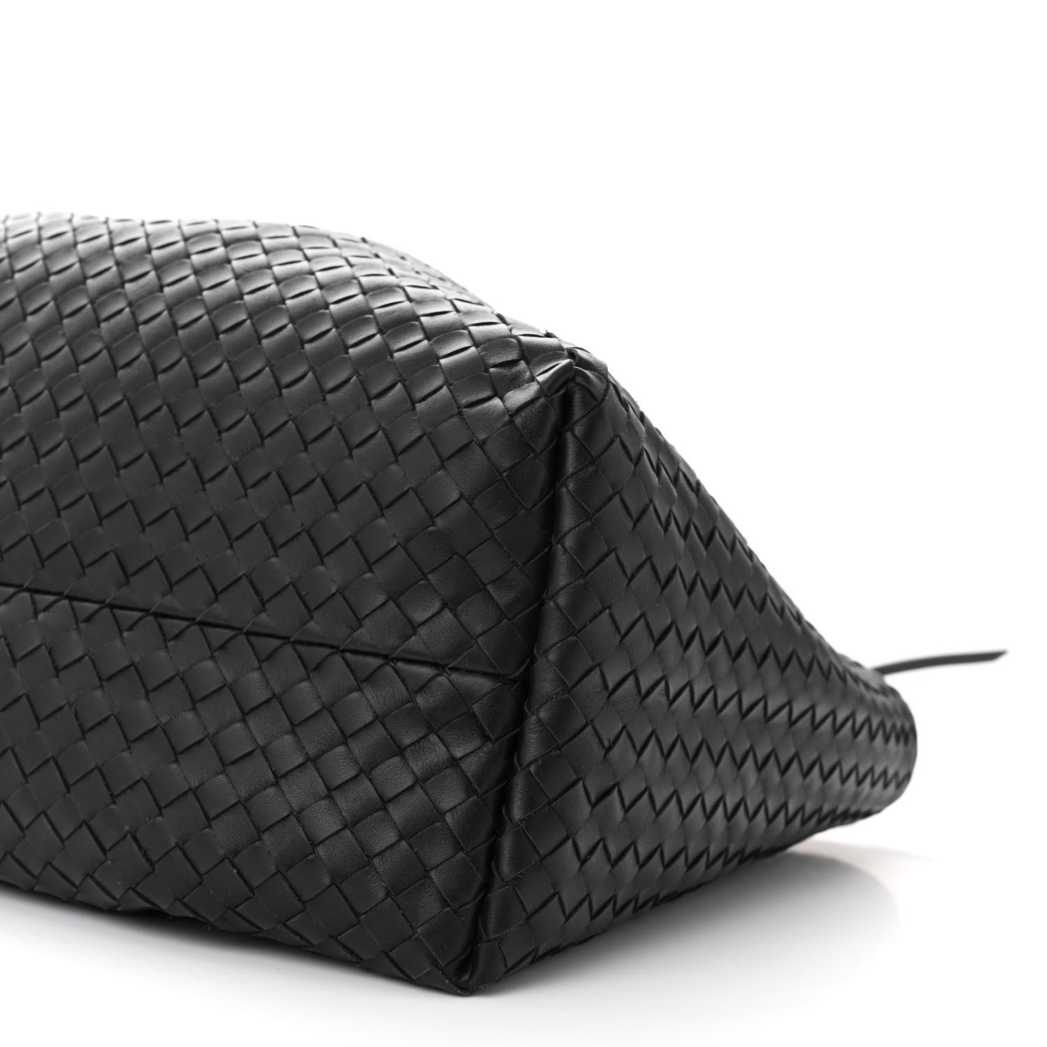 Bottega Veneta Calfskin Intrecciato Pinacoteca Reversible Tote Black Fondant 10 of 10
