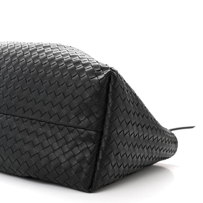 Bottega Veneta Calfskin Intrecciato Pinacoteca Reversible Tote Black Fondant 10 of 10