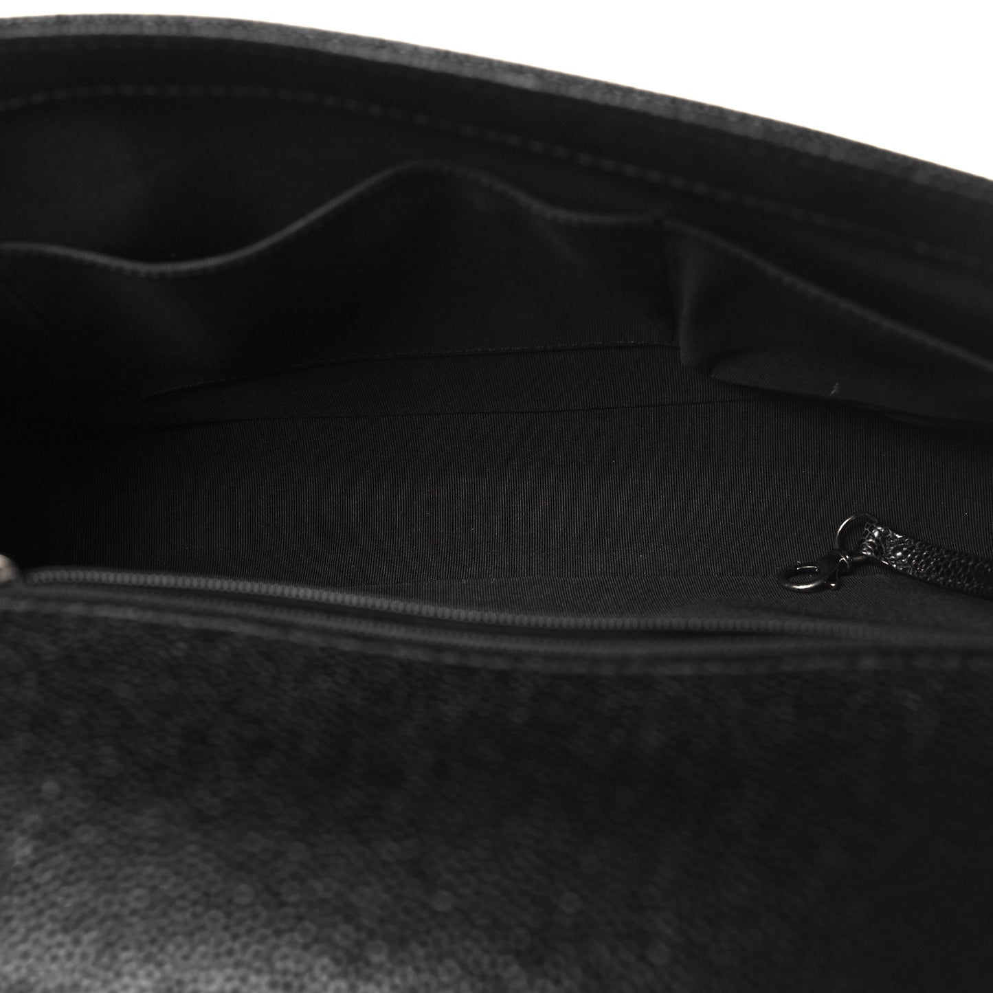 Caviar Quilted Large Boy Flap Black