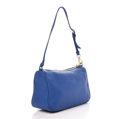 Prada Vitello Daino Pochette Azzurro 3 of 10