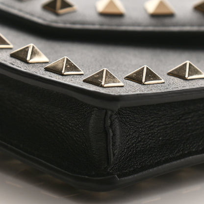 Valentino Garavani Calfskin Rockstud Phone Case With Chain Black 15 of 25