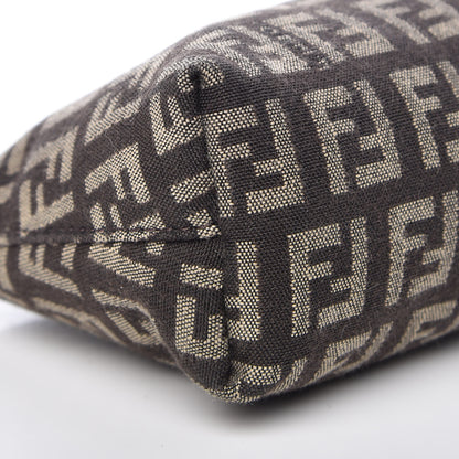 Fendi Zucchino Vitello Cosmetic Pouch Testa di Moro Beige 9 of 9