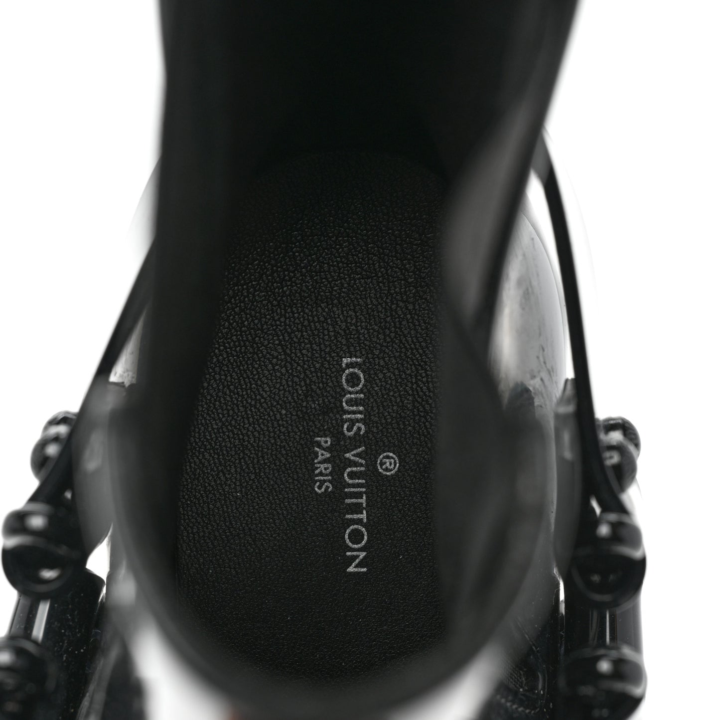 Rubber Monogram Rhapsody Ankle Boots 38 Black