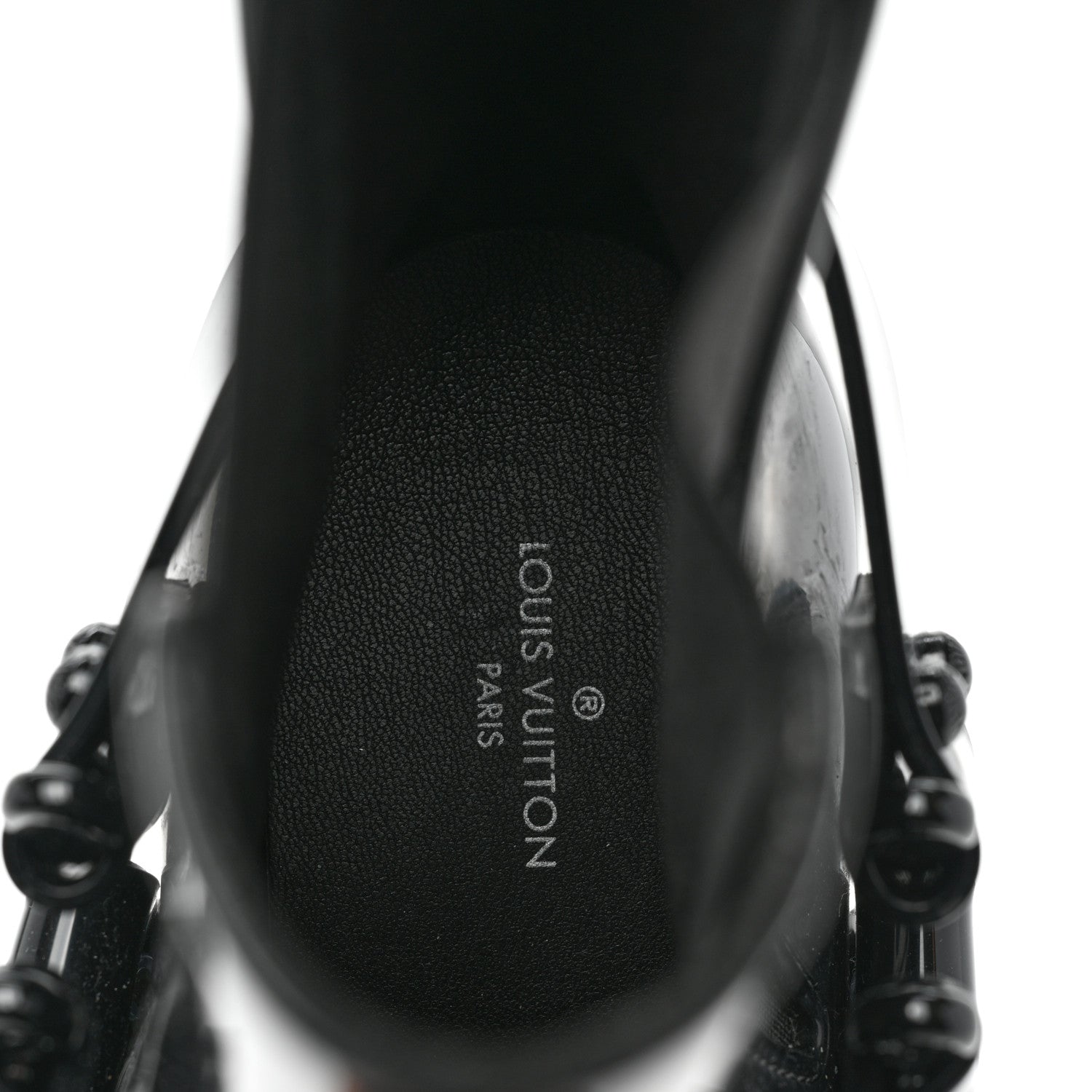 Louis Vuitton Rubber Monogram Rhapsody Ankle Boots 38 Black 7 of 8