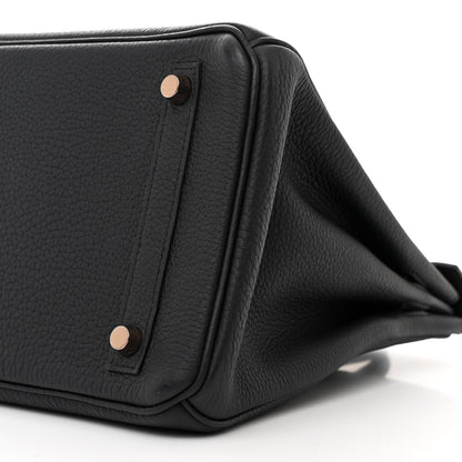 Hermes Togo Birkin 30 Black 9 of 14