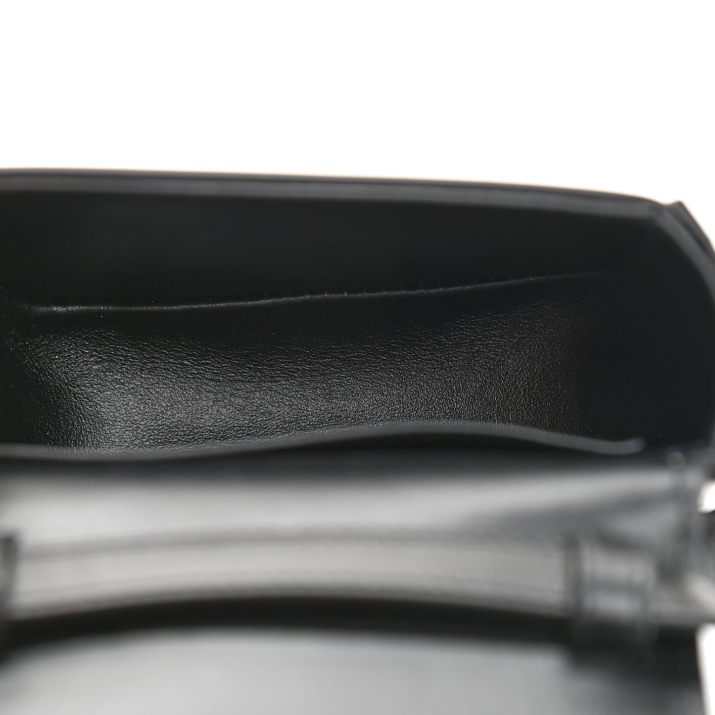 Shiny Calfskin Mini Triomphe Black