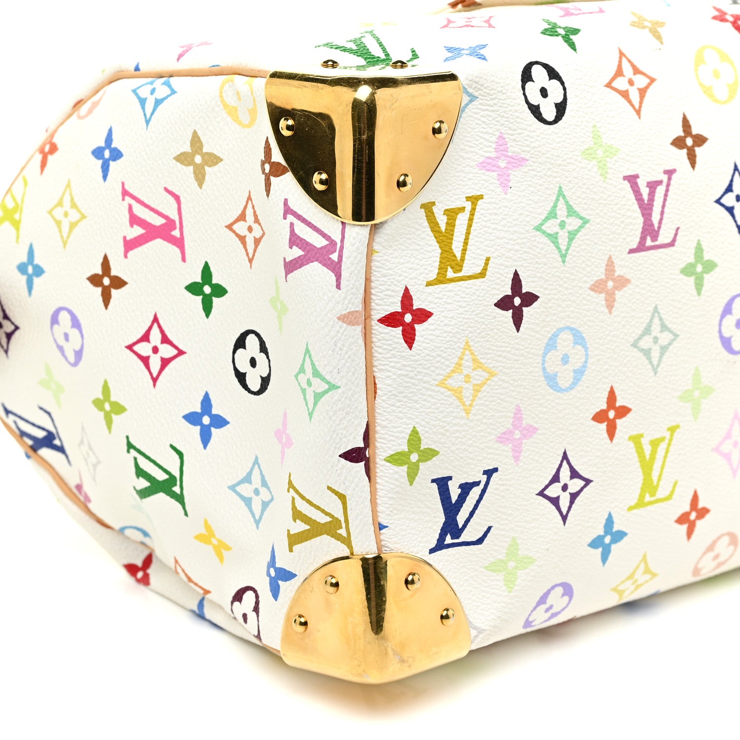 Louis Vuitton Monogram Multicolor Speedy 30 White 8 of 21