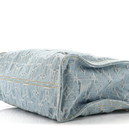 Louis Vuitton Monogram Washed Denim Let Go PM Sky Blue 9 of 10