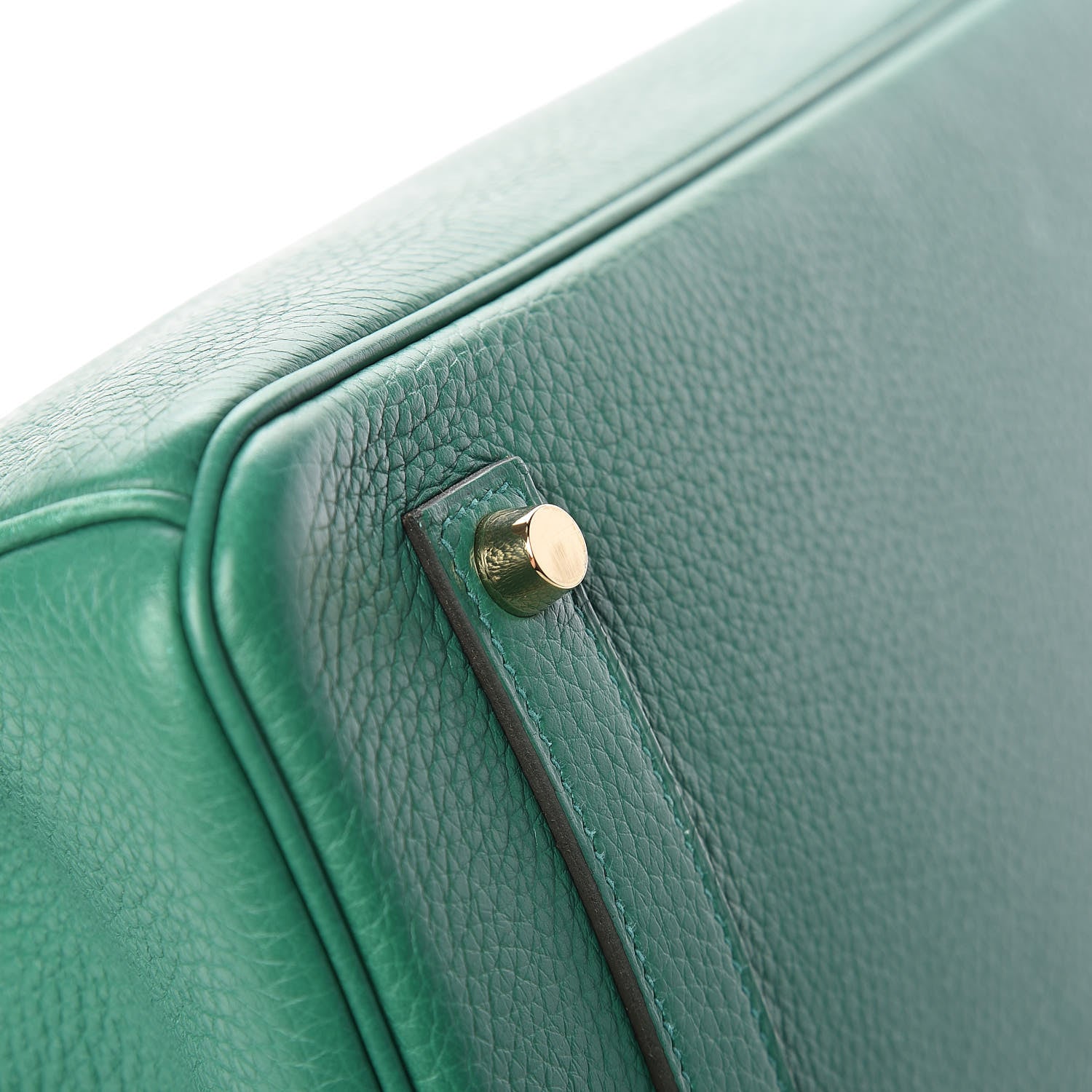 Hermes Taurillon Clemence Birkin 35 Vert Vertigo 26 of 35