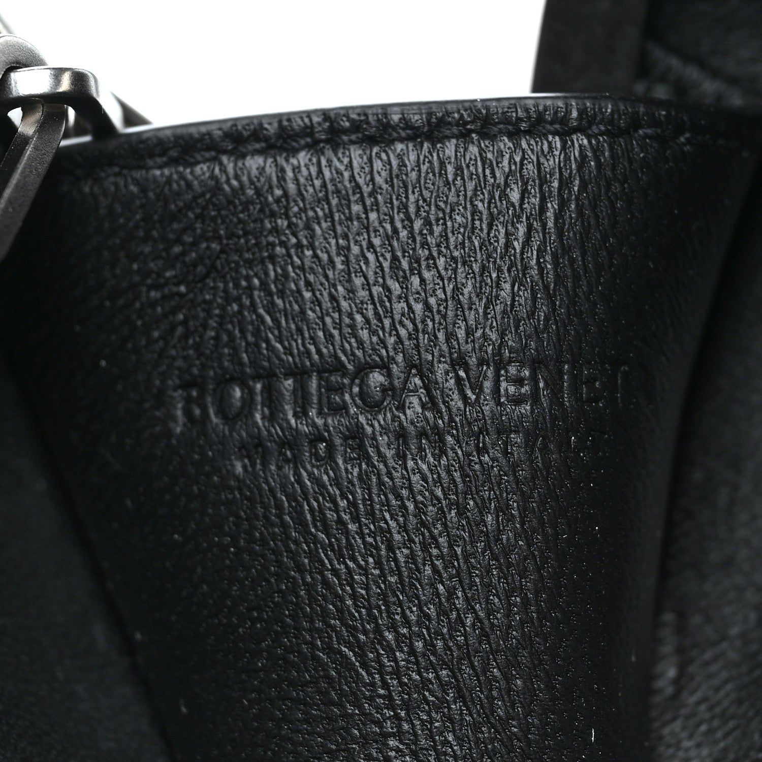 Bottega Veneta Pebble Rock Mini Chain Clutch Grey 6 of 8
