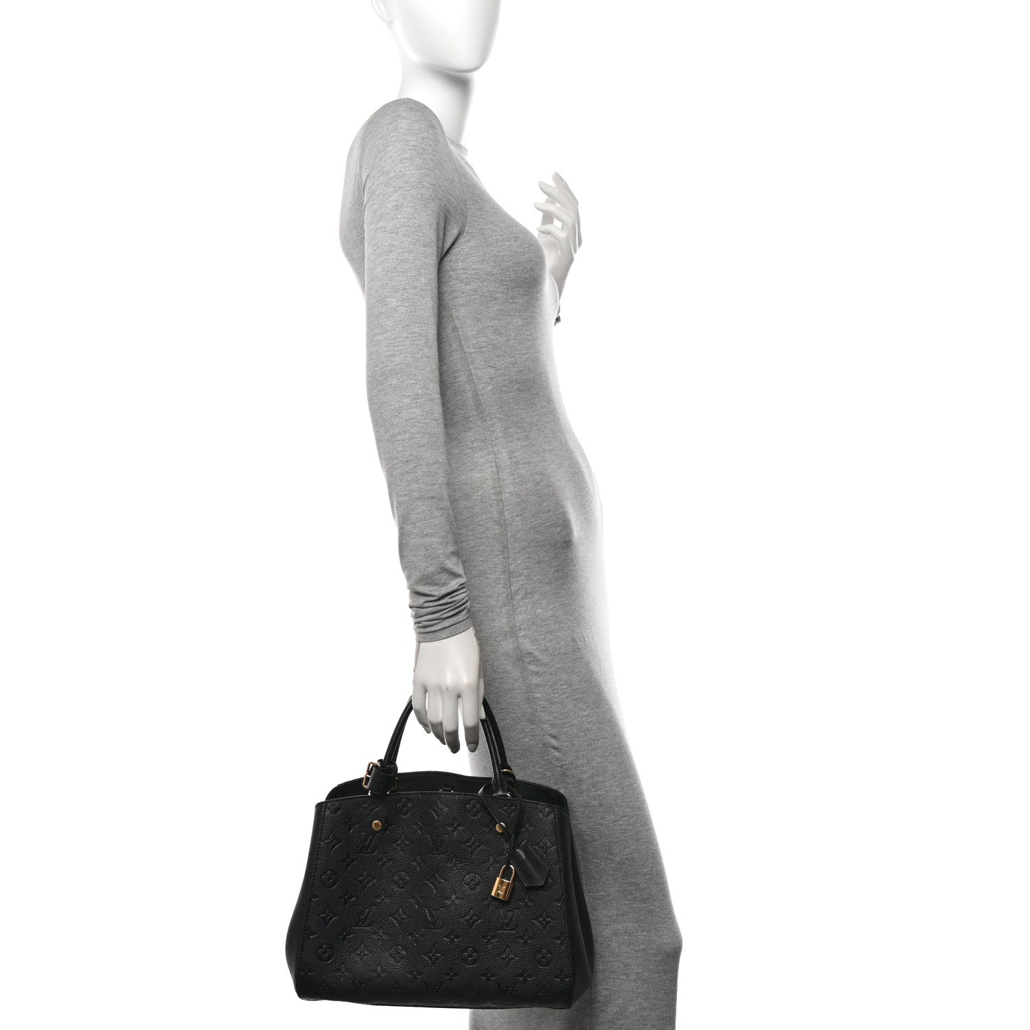 Louis Vuitton Empreinte Montaigne MM Black 2 of 11