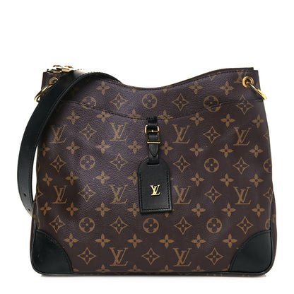 Louis Vuitton Monogram Odeon MM Black 1 of 14