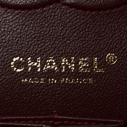 Chanel Caviar Chevron Quilted Medium Double Flap Black 6 of 11