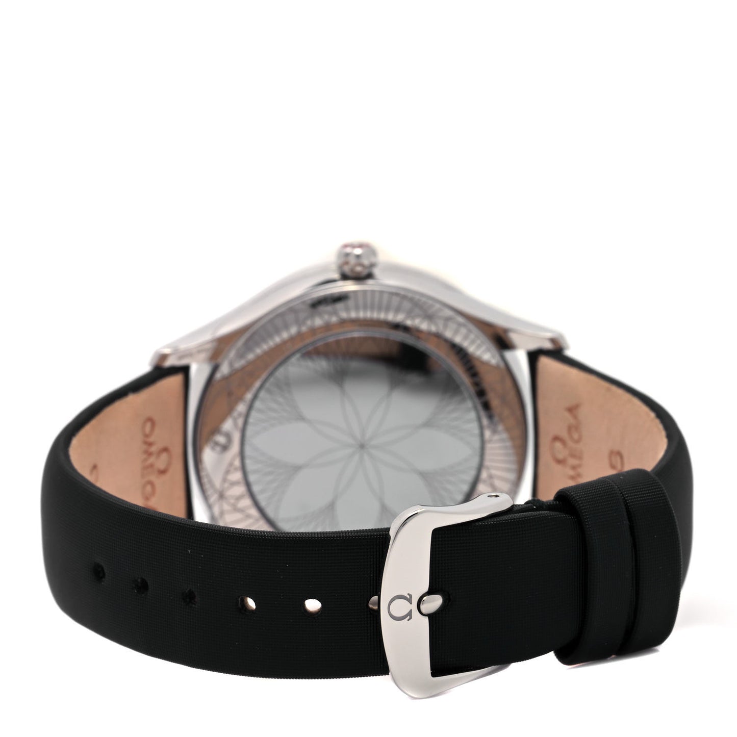 Stainless Steel Satin Diamond Bezel Mother of Pearl 36mm De Ville Tresor Quartz Watch 428.17.36.60.05.001
