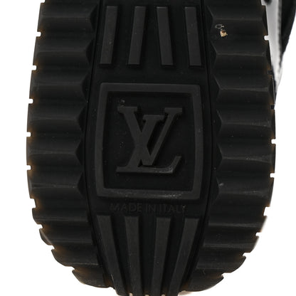 Louis Vuitton Suede Monogram Run Away Sneakers 39 Black 7 of 9