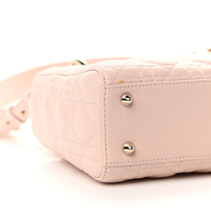 Christian Dior Lambskin Cannage Small Lucky Badges My Lady Dior Pink 5 of 12