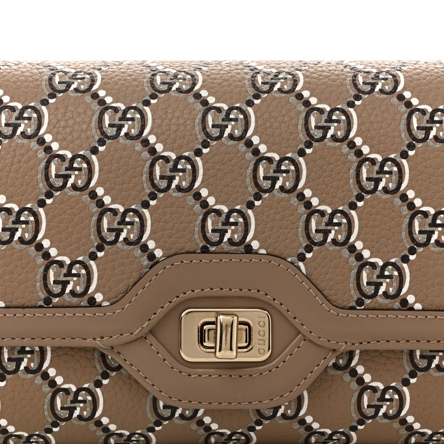 Gucci GG Shadow Monogram Small Luce Shoulder Bag Beige Beige 8 of 11