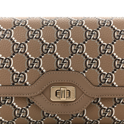 Gucci GG Shadow Monogram Small Luce Shoulder Bag Beige Beige 8 of 11
