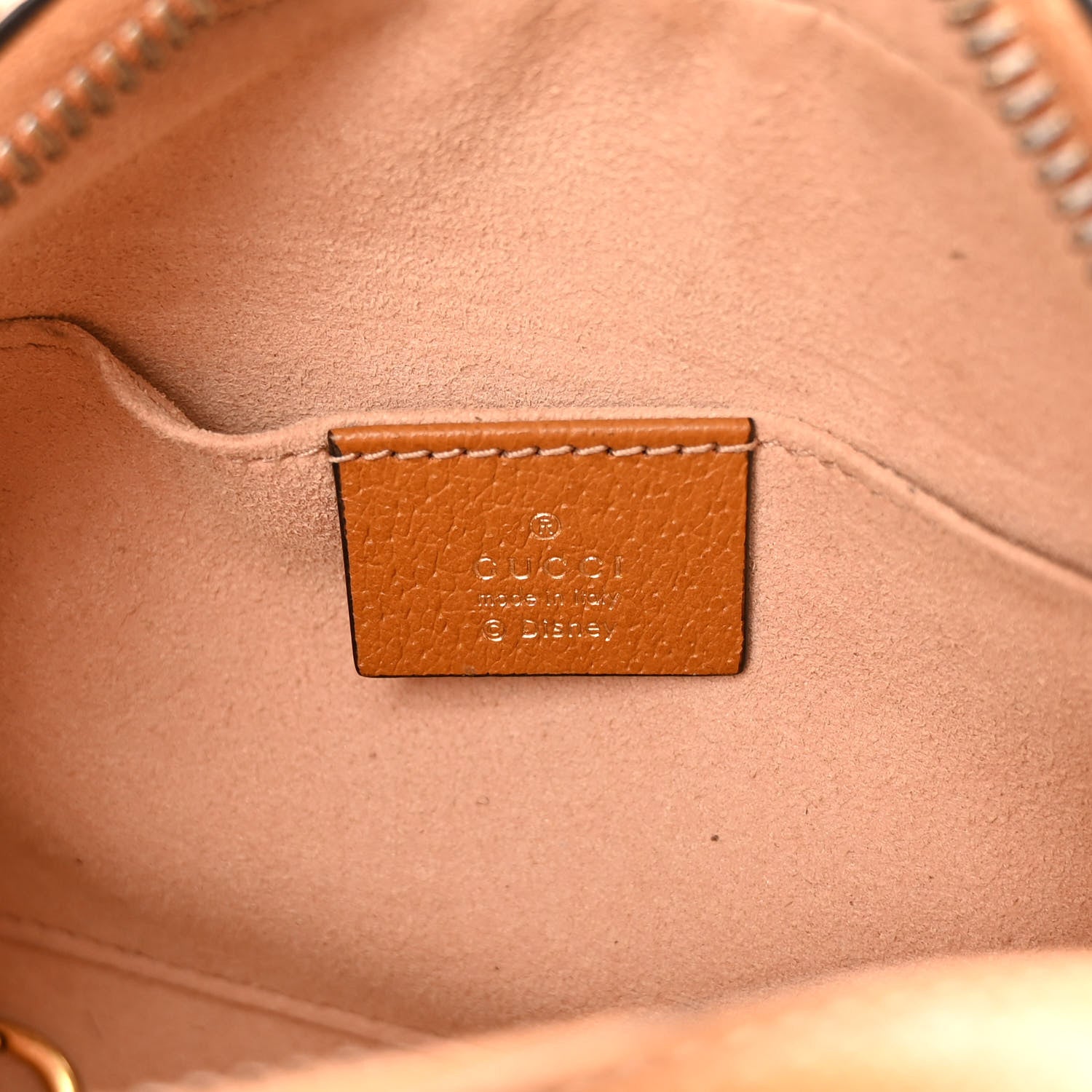 Gucci X DISNEY Mini Vintage GG Supreme Monogram Mickey Mouse Shoulder Bag Beige Vintage Sun Oil 6 of 9