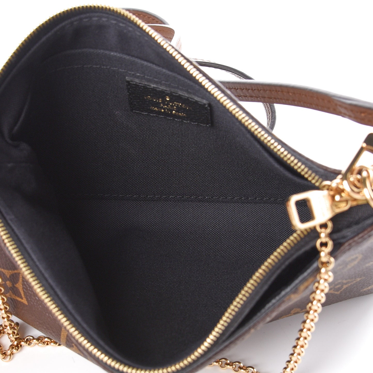 Monogram Pallas Clutch Black