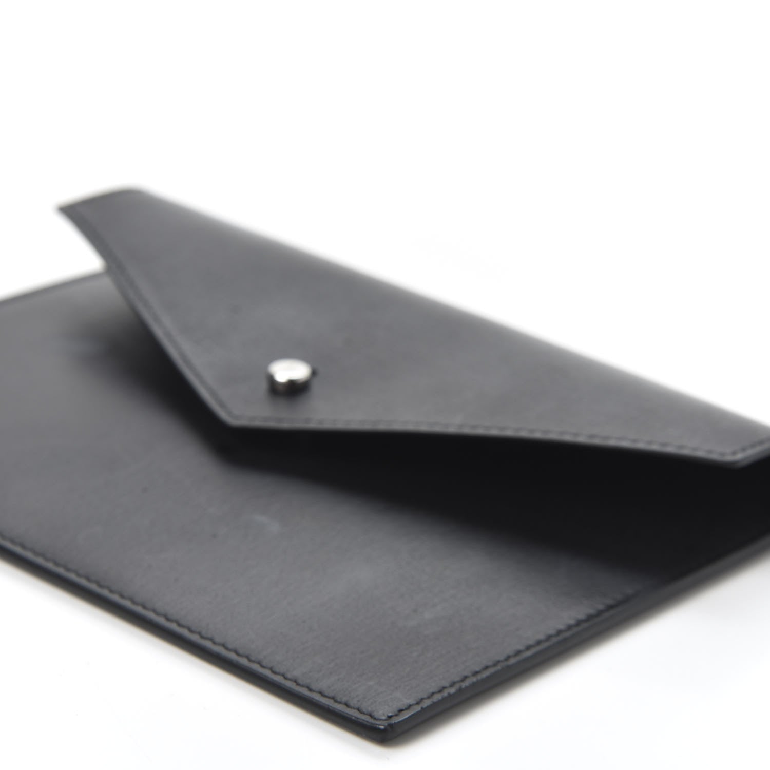 Saint Laurent Calfskin Passport Holder Black 6 of 9