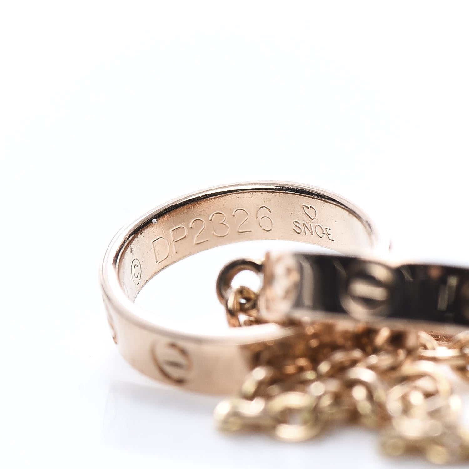 Cartier 18K Pink Gold Interlocking LOVE Bracelet 5 of 5