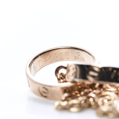 Cartier 18K Pink Gold Interlocking LOVE Bracelet 5 of 5