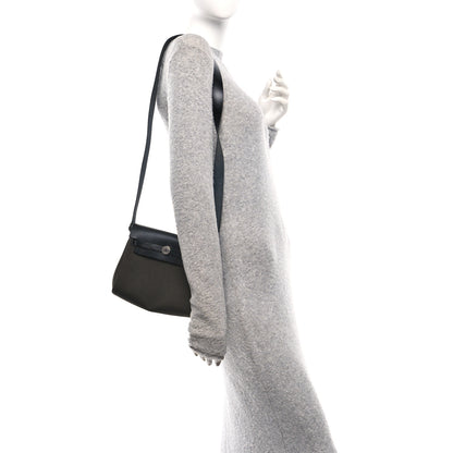 Hermes Military Toile Vache Hunter Herbag Zip Retourne 20 Vert De Gris Black 2 of 11