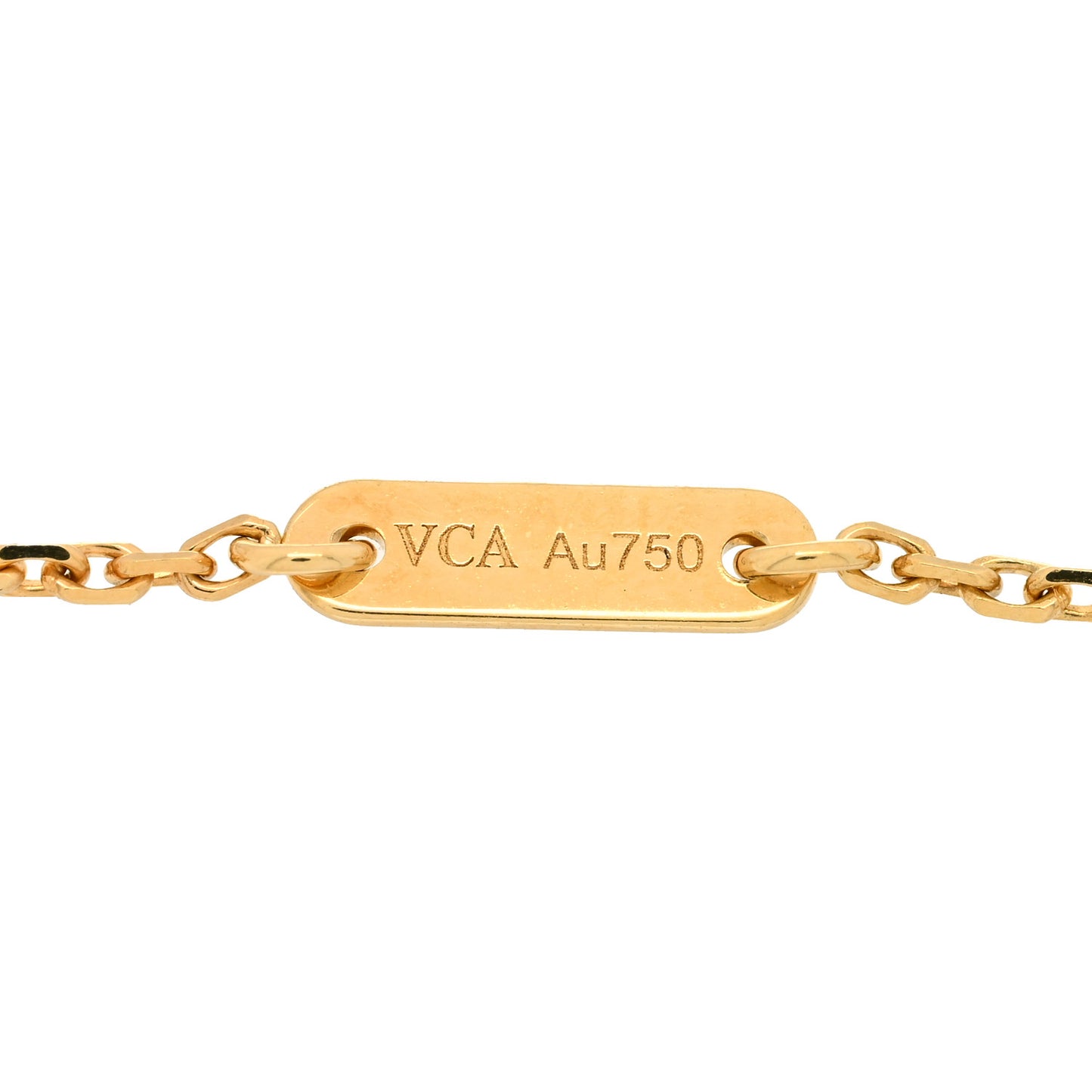 18K Yellow Gold Mother of Pearl Sweet Alhambra Butterfly Bracelet