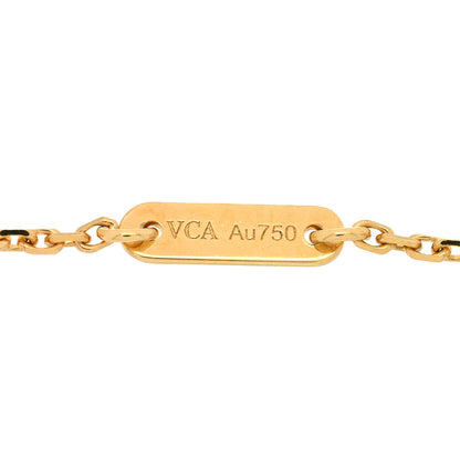 Van Cleef & Arpels 18K Yellow Gold Mother of Pearl Sweet Alhambra Butterfly Bracelet 3 of 3