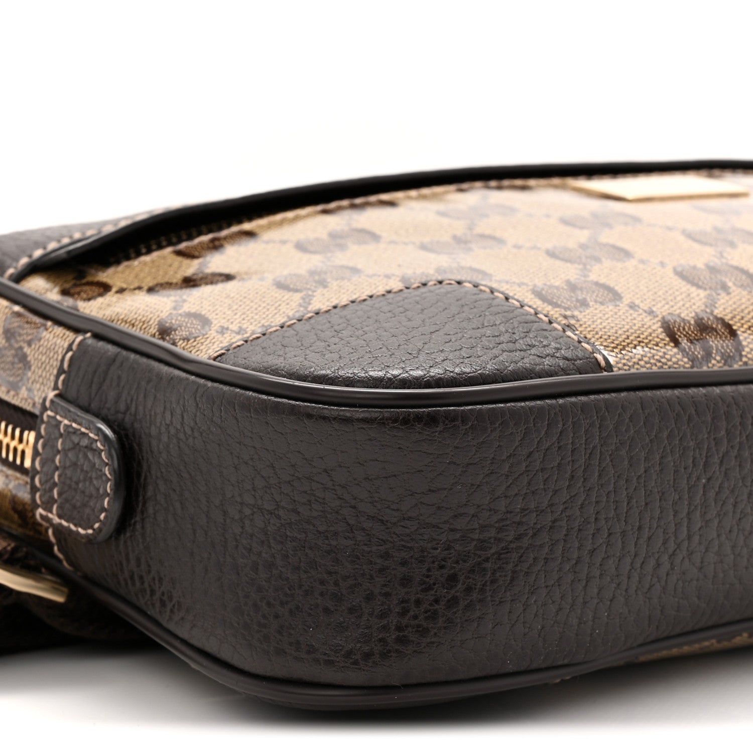 Gucci Crystal Monogram Belt Bag Brown 9 of 10