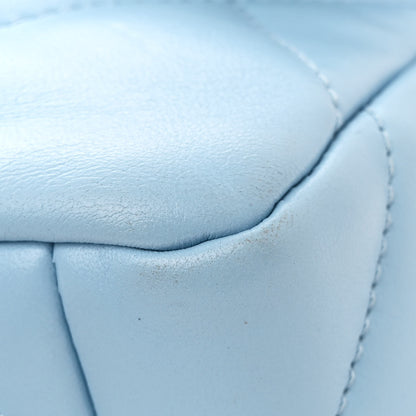 Chanel Lambskin Quilted Medium Chanel 19 Flap Light Blue 11 of 11