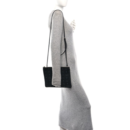 MCM Visetos Medium Crossbody Pouch Black 2 of 11