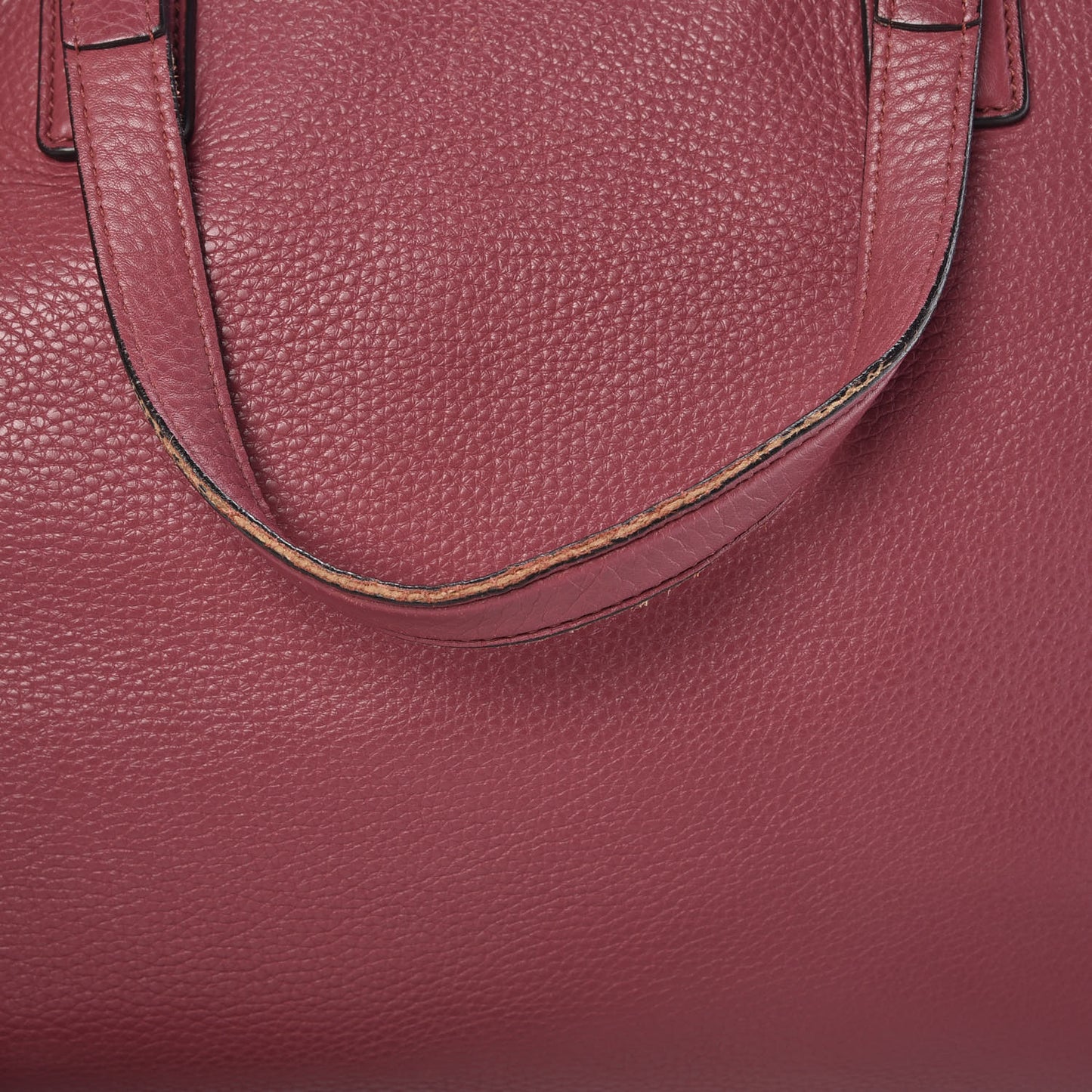 Calfskin Large Bamboo Tassel Top Handle Tote Peonia Flower