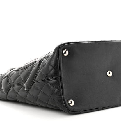 Chanel Calfskin Quilted Large Cambon Tote Black 9 of 12