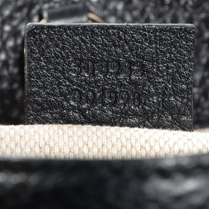 Gucci Pebbled Calfskin Medium Soho Chain Shoulder Bag Black 7 of 7