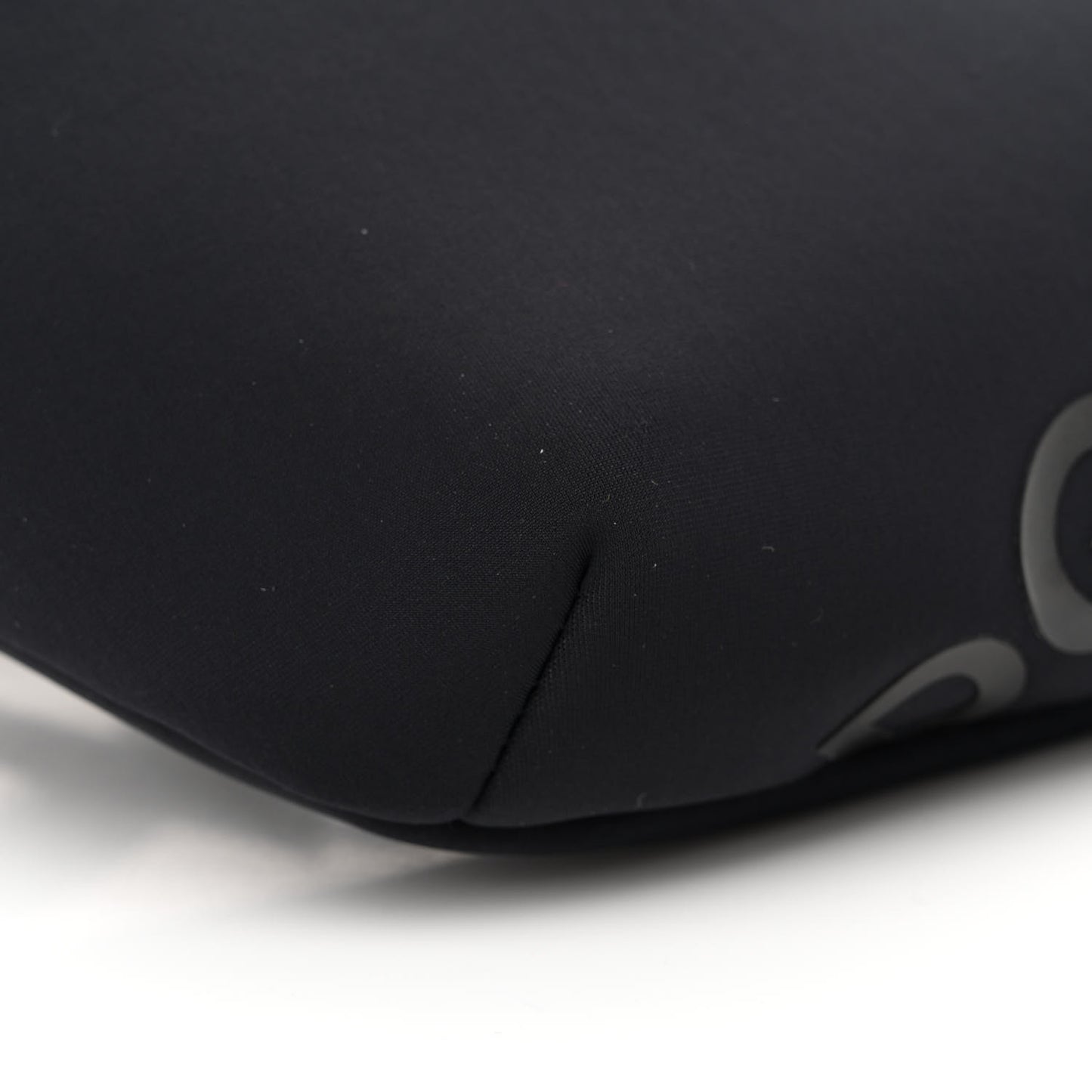 Neoprene Millennials Logo Waist Bag Black White