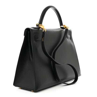 Hermes Ardennes Kelly Sellier 32 Black 3 of 12