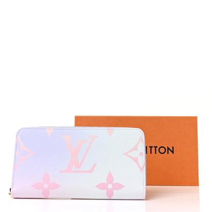Louis Vuitton Monogram Giant Spring In The City Zippy Wallet Sunrise Pastel 9 of 9