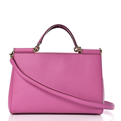 Dolce & Gabbana Dauphine Miss Sicily Satchel Pink 1 of 10