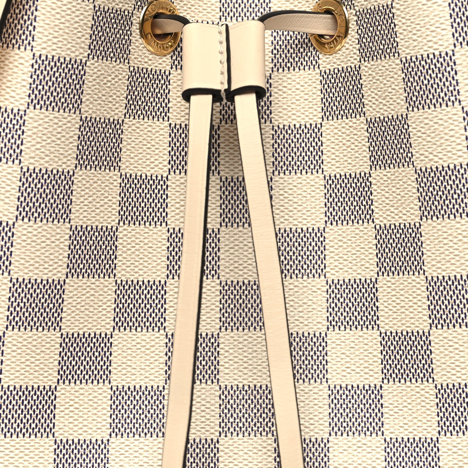 Louis Vuitton Damier Azur Braided Neonoe BB Pink 8 of 10