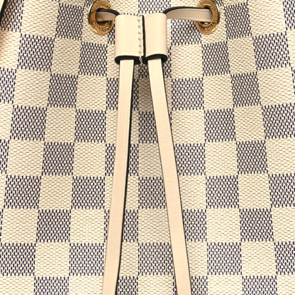 Louis Vuitton Damier Azur Braided Neonoe BB Pink 8 of 10