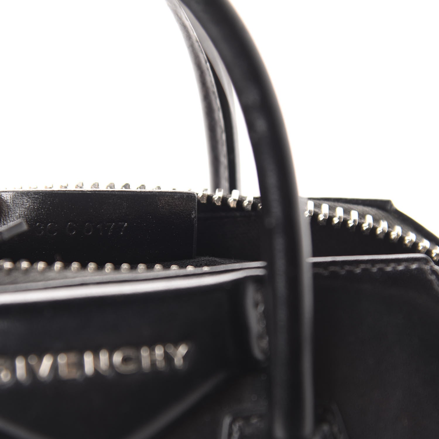 Givenchy Shiny Lord Calfskin Mini Antigona Black 9 of 11