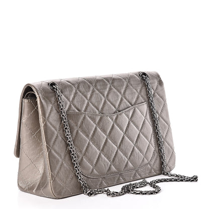 Chanel Aged Calfskin Quilted 2.55 Reissue 227 Flap Grey 3 of 15