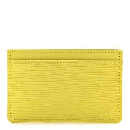 Louis Vuitton Epi Card Holder Pistache 1 of 6